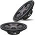 (2) Powerbass S-12TD 12" 600W RMS S Series Dual 4-Ohm Shallow-Mount Subwoofers