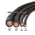 PRV Audio PW0AWG-BLACK 1/0 Gauge (AWG) 100% Pure Oxygen Free Copper (OFC) Ground Wire 50 Ft. Spool