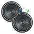 (2) Rockford Fosgate P2D4-10 10" 600W RMS Punch Series Dual 4-Ohm Subwoofers