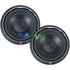 (2) Rockford Fosgate P2D4-8 8" 500W RMS Punch Series Dual 4-Ohm Subwoofers