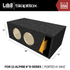 LAB SlapBox™ 1.40 ft^3 Ported MDF Enclosure Box for Pair of Alpine 8" R-Series Subwoofers