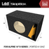 LAB SlapBox™ 1.25 ft^3 Ported MDF Enclosure Box for Single Alpine 10" X-Series Subwoofer