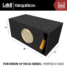 LAB SlapBox™ 1.50 ft^3 Ported MDF Enclosure Box for Single Orion HCCA 10 Subwoofer