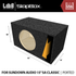 LAB SlapBox™ 3.50 ft^3 Ported MDF Enclosure Box for Single Sundown Audio SA-15 Subwoofer