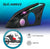 DS18 SLG-AR6V2 Empty Arm Rest Speaker Enclosure w/ Digital RGB LED Lights fits Dual 6.5” Speakers for 2015+ Polaris Slingshot