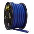 Stinger SHW10B 1/0 Gauge Pro Power Wire: Matte Blue 50 Foot Roll Spool