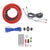 T-Spec (by Metra) V8-AK4 4 Gauge (AWG) 100% OFC (Oxygen Free Copper) 1500W Car Amplifier Installation Wiring Kit w/ RCA Cable