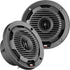 MTX WET65-C 6.5” 65W RMS Thunder Marine WET Series 2-Way Coaxial IP67 Rated Speakers 4-Ohm, Charcoal (Pair)